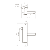 Tapwell Tapwell EVM026-150 kararmatur med håndbruser - mat sort