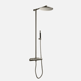 Tapwell Tapwell TVM300 komplet brusesystem med termostat batteri - brushed platinum