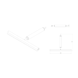 Toni Copenhagen Tilbehør Toni Copenhagen bruseskraber – krom