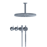 VOLA Bruser til indbygning VOLA 2471S-061A et-grebsblander med hoved- og håndbruser