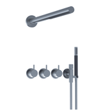 VOLA Bruser til indbygning VOLA 5471R-081ST termostatblander med hoved- og håndbruser