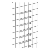 VOLA Håndklædetørrer VOLA T39EL/4 håndklædetørrer (4 stænger)