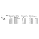 VOLA Forlængerdele VOLA VR2260 forlængerdel til 5471 åben/luk