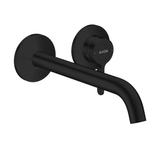 AXOR Håndvaskarmatur Axor One håndvaskarmatur 2-huls til indbygning med vingegreb, 220 mm tud inkl. indbygningsdel - mat sort