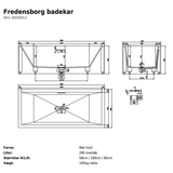 Copenhagen Bath Badekar Copenhagen Bath Fredensborg 180 badekar