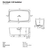Copenhagen Bath Badekar Copenhagen Bath Hornbæk 118 badekar