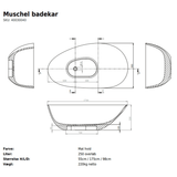 Copenhagen Bath Badekar Copenhagen Bath Muschel 175 badekar