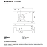 Copenhagen Bath Håndvaske Copenhagen Bath Nordland 50 håndvask