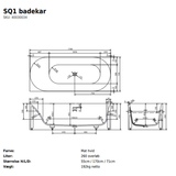 Copenhagen Bath Badekar Copenhagen Bath SQ1 170 badekar