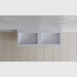 Copenhagen Bath Badeværelsesmøbler Copenhagen Bath SQ2 120 dobbelt kabinet med dobbelt vask