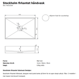 Copenhagen Bath Håndvaske Copenhagen Bath Stockholm firkantet