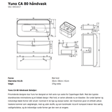 Copenhagen Bath Håndvaske Copenhagen Bath Yuno CA 80 - mat hvid