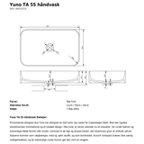 Copenhagen Bath Håndvaske Copenhagen Bath Yuno TA 55 - mat hvid