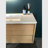 Corian Håndvaske Corian bordplade med vask - Fontana FP-50-30 - dybde 48,5cm