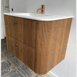 Customized Badeværelsesmøbler Snedkermøbel by Skjødt Snedkeri - Lamel 80x46x54cm / 2 skuffer