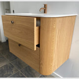 Customized Badeværelsesmøbler Snedkermøbel by Skjødt Snedkeri - Round 80x46x54cm / 2 skuffer