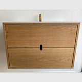 Customized Badeværelsesmøbler Snedkermøbel by Skjødt Snedkeri - Square 600x450x540mm / 2 skuffer