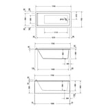 Duravit Badekar Duravit Starck badekar 170x75cm
