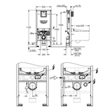 Grohe Cisterne Grohe Rapid SLX indbygningscisterne