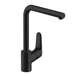 Hansgrohe Køkkenarmatur Hansgrohe Focus M41 køkkenarmatur L-tud - mat sort
