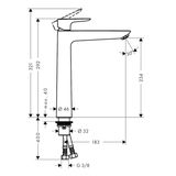 Hansgrohe Håndvaskarmatur Hansgrohe Talis E 240 håndvaskarmatur - mat sort