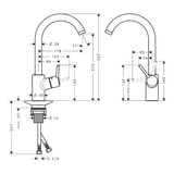 Hansgrohe Køkkenarmatur Hansgrohe Talis M52 køkkenarmatur - krom