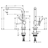 Hansgrohe Køkkenarmatur Hansgrohe Talis M54 køkkenarmatur, krom