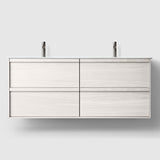 HAVEN Badeværelsesmøbler HAVEN H2/140 badeværelsesmøbel, porcelænshåndvask - White Wood