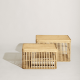 Hübsch Hübsch Cherry Baskets - natural 2 stk