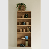 Hübsch Interiør Hübsch Kappu Shelf Unit Natural - 40x15xh100cm