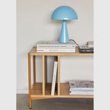 Hübsch Hübsch Mush Bordlampe Mini - ø25 - Lyseblå/Brun