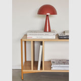 Hübsch Hübsch Mush Bordlampe Mini - ø25 - Rødbrun/Sand