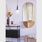 Hübsch Tilbehør til badeværelse Hübsch Nomad Wall Mirror - Vægspejl