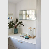 Hübsch Hübsch Shine Spejl Large - Petrol - 35x4xh80cm