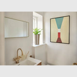 Hübsch Hübsch Shine Spejl Medium - 32x4xh55cm - Gul