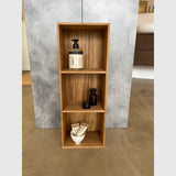 Knast Bogskabe og reoler Reol i egetræ med to hylder - 60x20x15cm