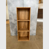 Knast Bogskabe og reoler Reol i egetræ med to hylder - 60x20x15cm