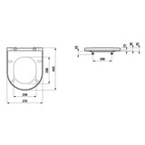 Laufen Toiletsæde Kartell by Laufen toiletsæde, sort højglans