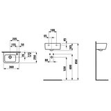 Laufen Håndvaske Laufen PRO håndvask, 36x25cm, hvid