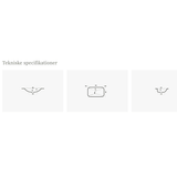 Marmorline Håndvaske Marmorline Nice vask (48-28) med 5 overløbshuller - bordplade dybde 46,5 cm