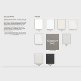 Marmorline Håndvaske Marmorline Nice vask (48-28) med 5 overløbshuller - bordplade dybde 48cm