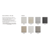 Marmorline Håndvaske Marmorline Thorshavn - bordplade med vask med linjeafløb