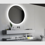 Nordic bad Spejle Sandra-2 med front-og baggrundsbelysning, farveskift fra 3000 til 6000k, touch switch mm.