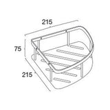Pressalit Tilbehør til badeværelset Pressalit hjørnehylde, rustfrit stål
