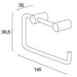 Pressalit Tilbehør til badeværelset Pressalit toiletpapirholde, poleret rustfrit stål
