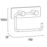 Pressalit Tilbehør til badeværelset Pressalit toiletpapirholder, matbørstet