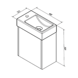Sanibell Sanibell Proline møbelpakke 40x23cm - mat hvid