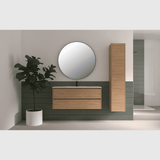 Sanibell Sanibell Proline spejl Ø100 - mat sort aluramme