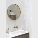 Sanibell Sanibell Proline spejl Ø120 - mat guld aluramme