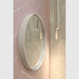 Sanibell Sanibell Proline spejl Ø60 - mat hvid aluramme